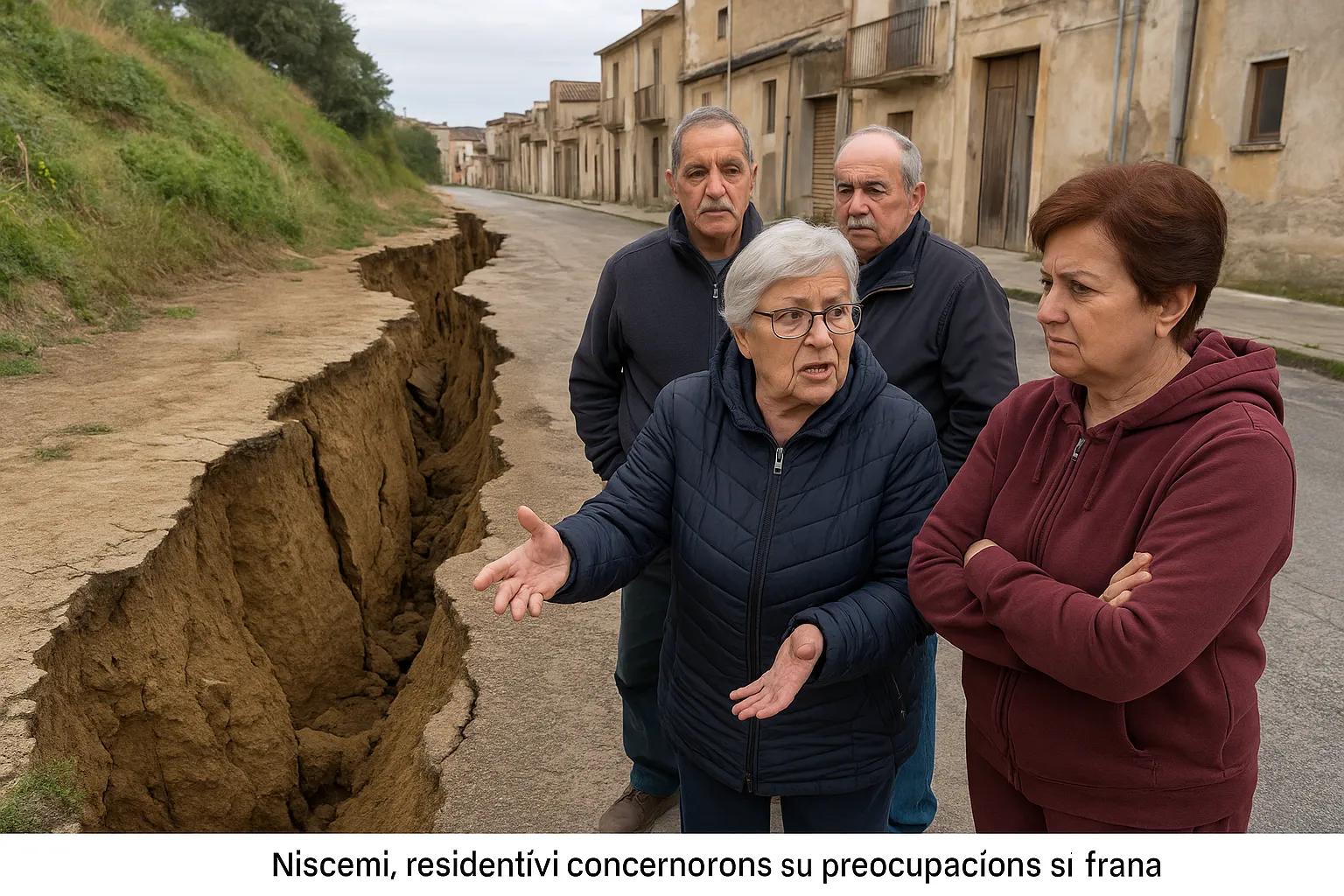 La frana di Niscemi e le sue conseguenze